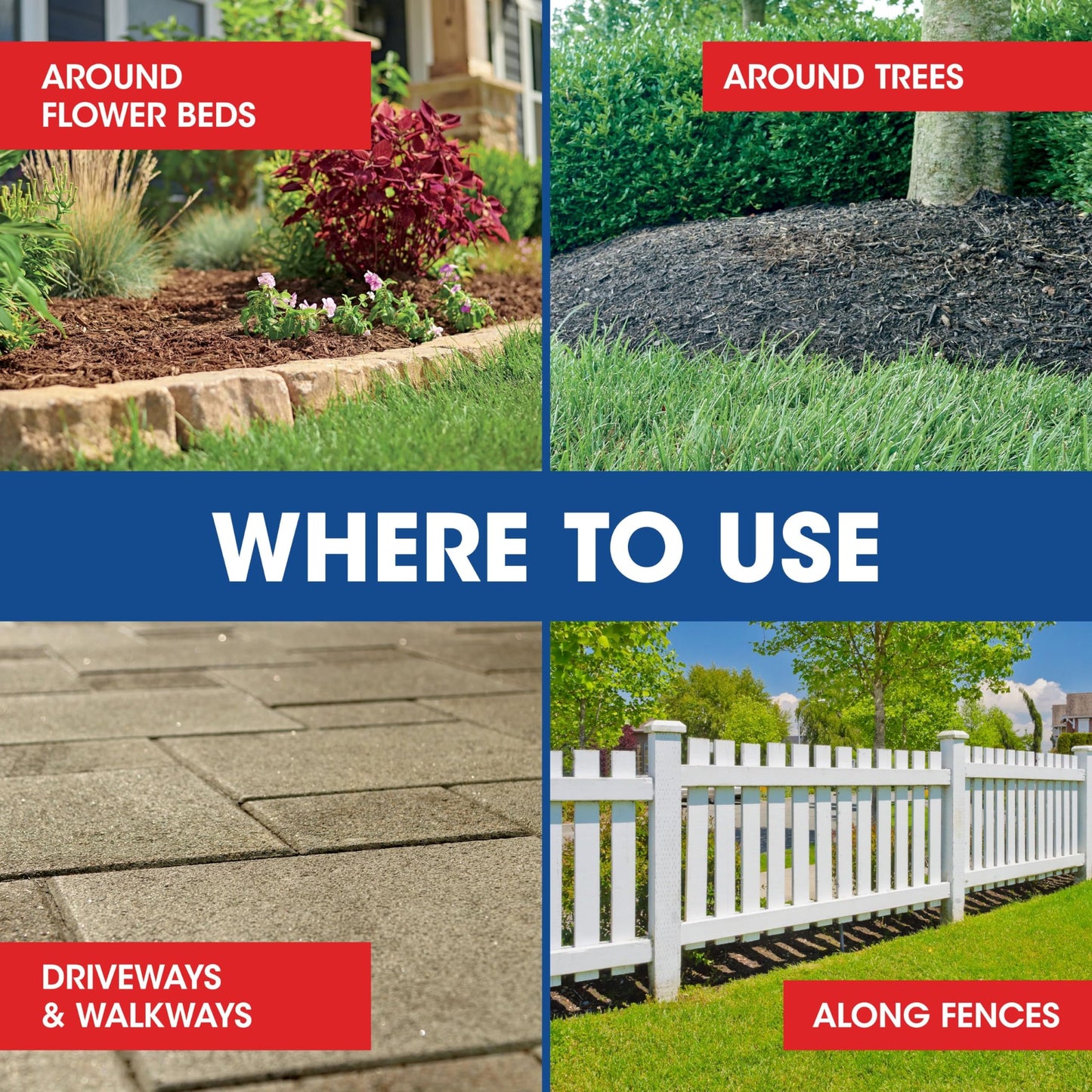 Roundup Weed & Grass Killer₄ Concentrate, Use in and Around Flower Beds, Walkways and Other Areas of Your Yard, 1 gal.