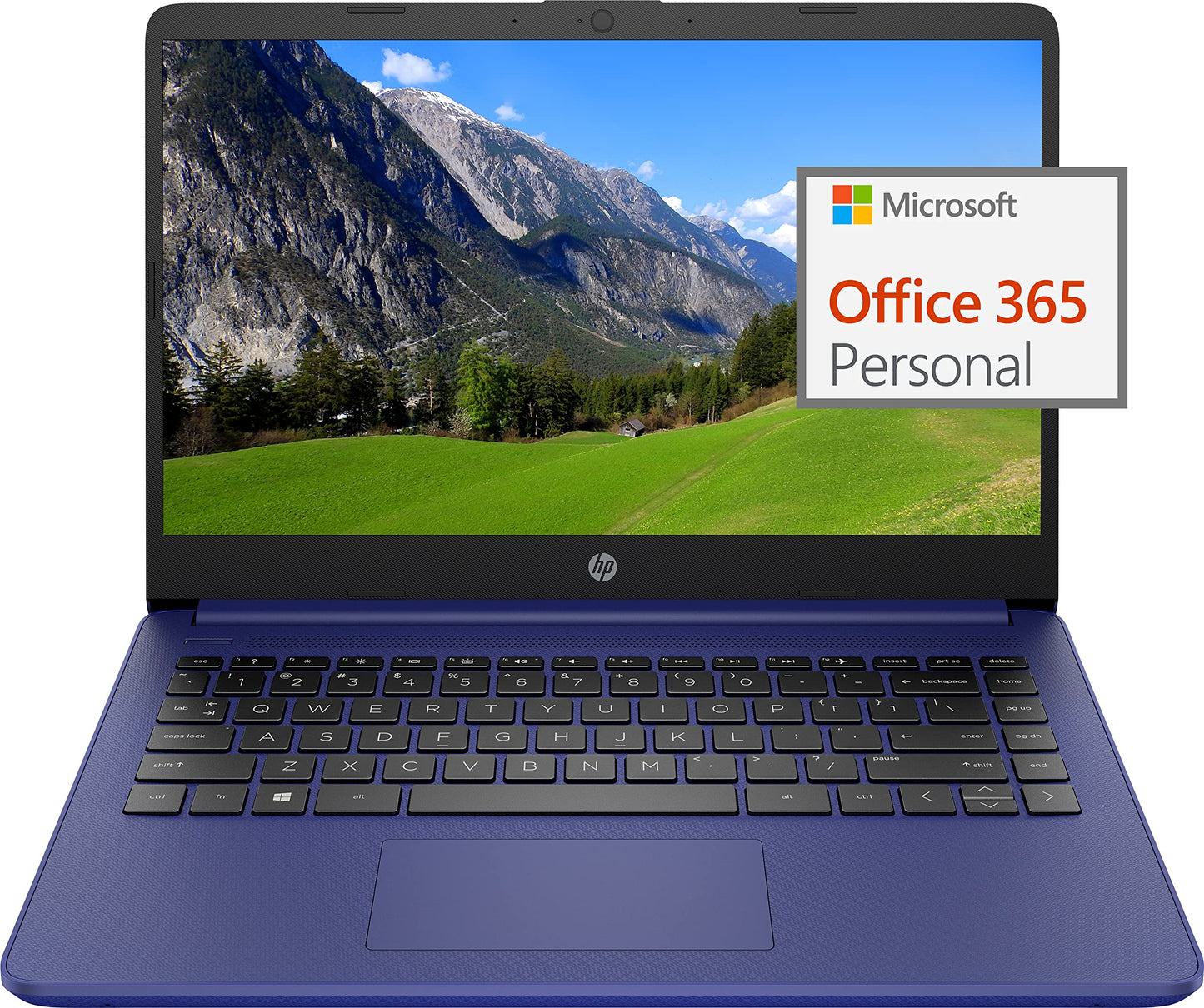 Hp 14 Ultral Light Laptop For Students And Business, Intel Quad-Core N4120, 8Gb Ram, 128Gb Storage(64Gb Emmc+64Gb Micro Sd), 1 Y