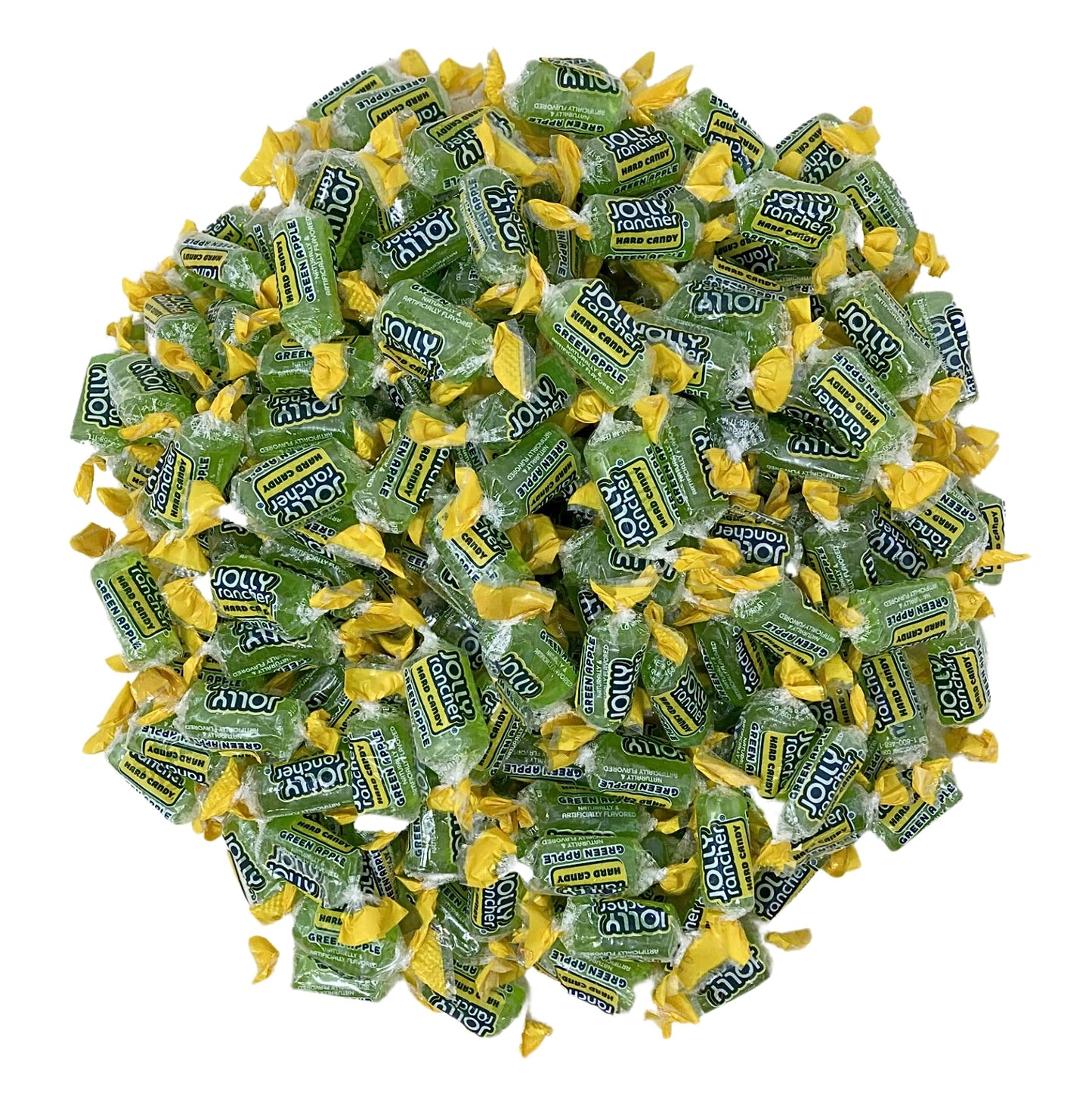 Jolly Ranchers Hard Candy 3lbs- All Green Apple Individually Wrapped Delicious Fresh Candy  48oz (Packaging Might Vary)