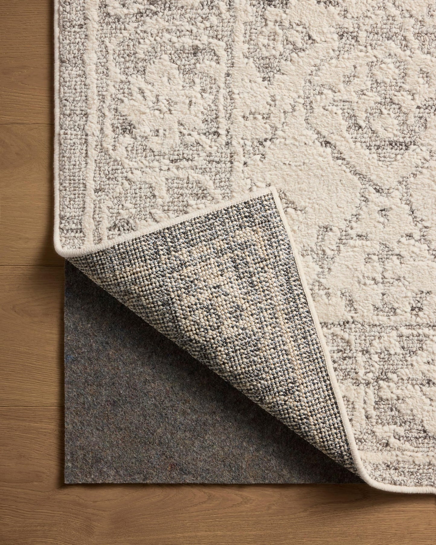 Loloi Magnolia Home by Joanna Gaines Gigi Collection GIG-02 Ivory/Stone 7'-10" x 10' Area Rug