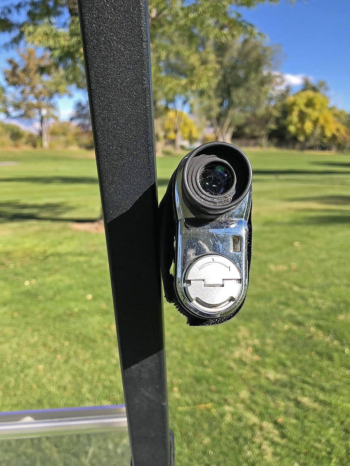 Bushwhacker Magnetic Multi-Purpose Mount for Golf Cart Railing – Ideal for Rangefinder, GPS, Quick Accessory Case, Strap, Towel Holder, and Rail Bar Attachment for Easy Access