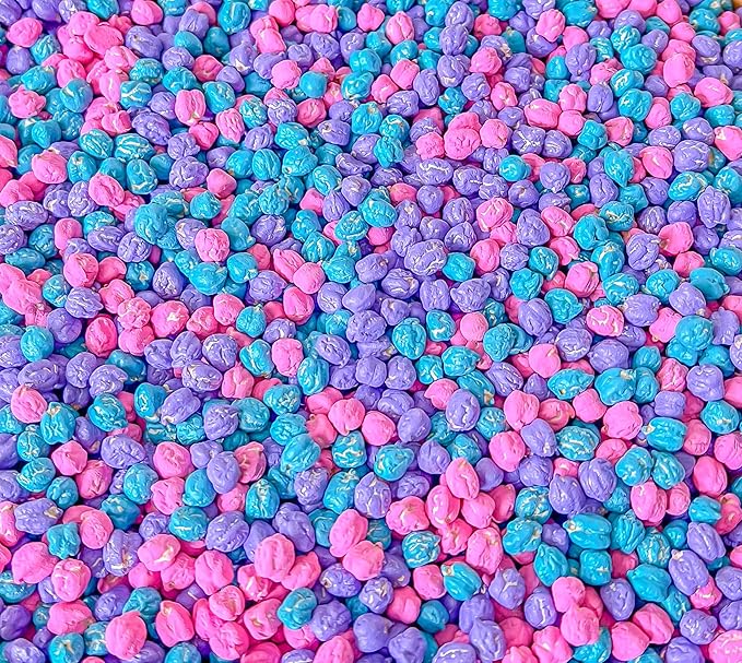 Colored Chickpeas for Sensory Play and Sensory Bins - Many Different Seasonal Colors (2 Cups, Unicorn)