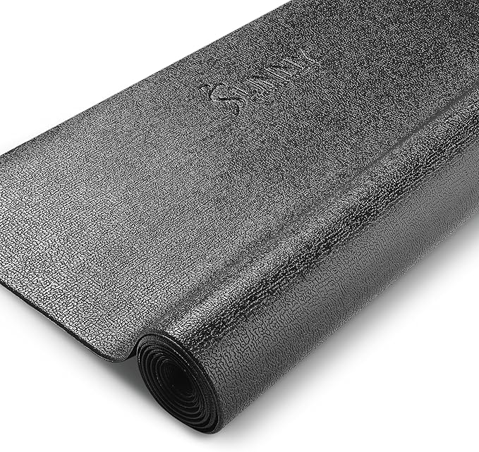 Sunny Health & Fitness Non-Slip Home Gym Mat – Workout Floor Protection Foam Pad for Treadmill, Bike, Elliptical, Yoga and...