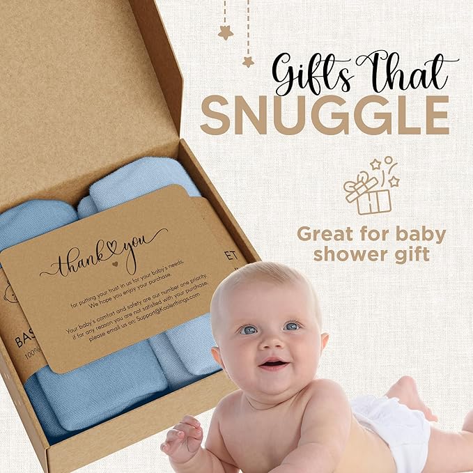 Bassinet Fitted Sheets - Compatible with Fisher Price Bassinet Soothing Motions, Stow & Go, Rock with Me & Soothing View Bassinet | 100% Organic Jersey Cotton - Light Blue + Dark Blue | 32x16 2 Pack