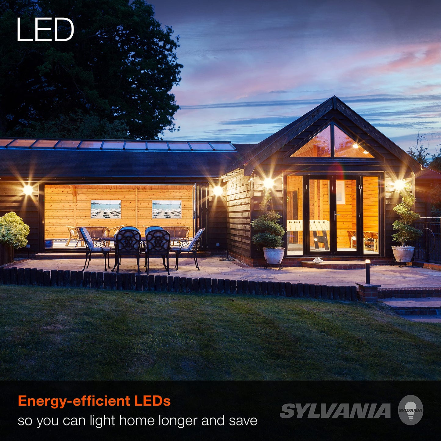 Ledvance Sylvania Night Chaser A21 Led Light Bulb, 200W Equivalent, 3000 Lumen, Soft White, 22W, Non-Dimmable, 1