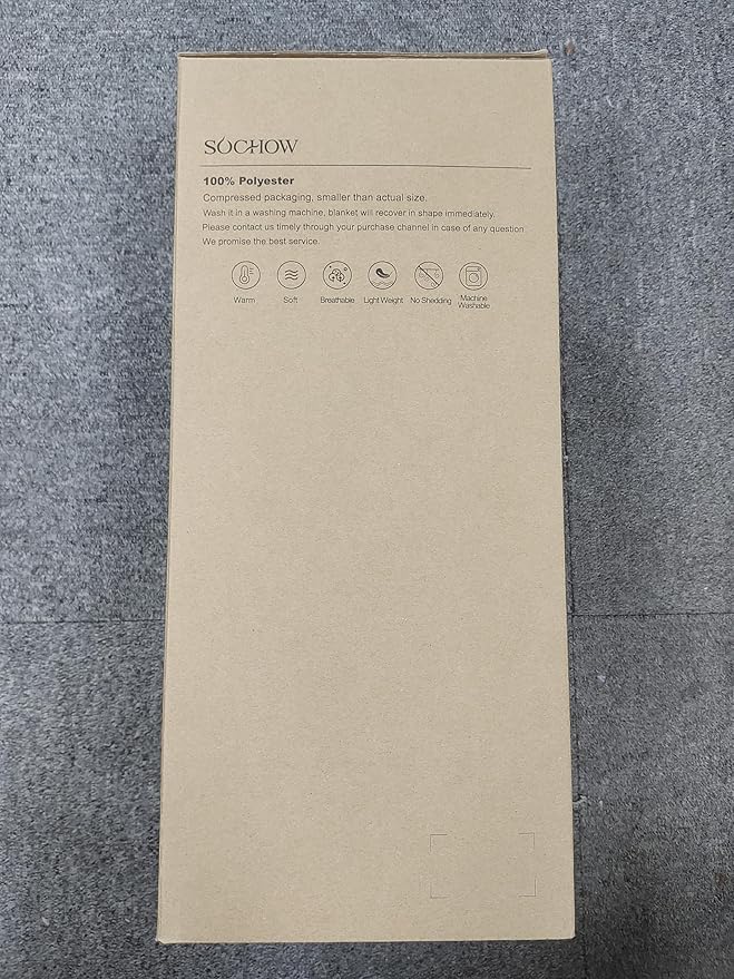 SOCHOW Sherpa Fleece Throw Blanket, Double-Sided Super Soft Luxurious Plush Blanket Queen Size 90 inchx90 inch, Navy Blue