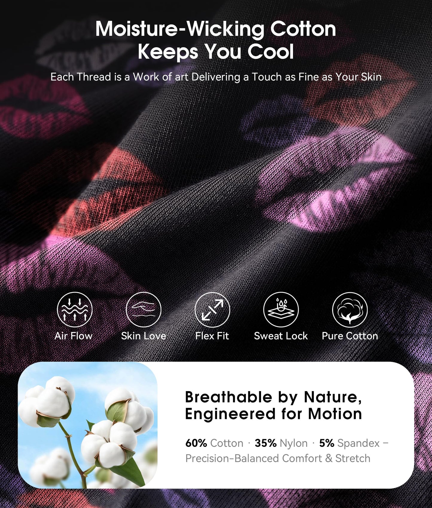 MUSICOZY Sleep Headphones Bluetooth 5.4 Headband, Wireless Earphones Music Sleep Earbuds Sleeping Eye Mask with HD Stereo Speakers for Workout Running Travel Yoga, Ideal Gifts (Rainbow Lip)