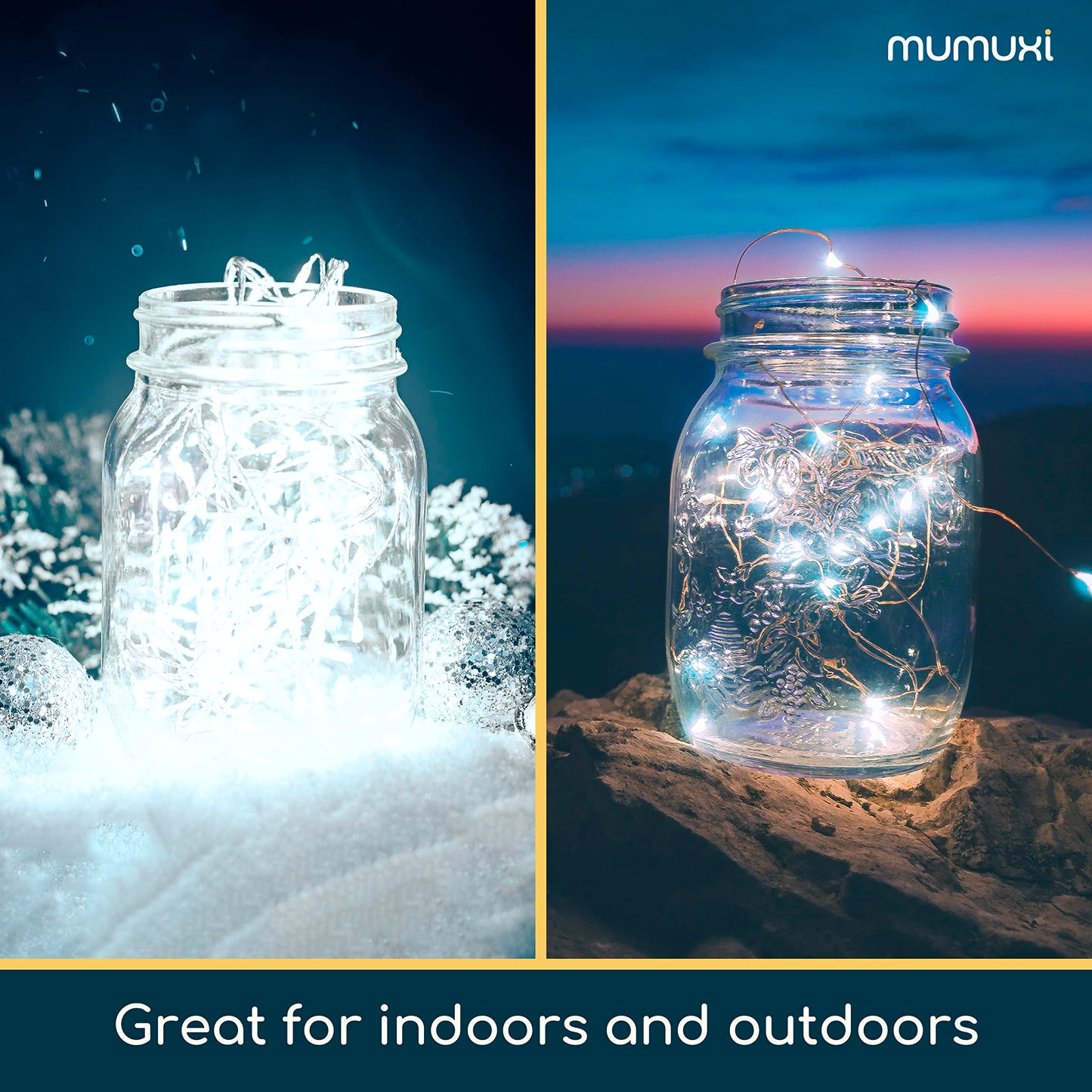 Mumuxi 24 Pack 7.2Ft Led Fairy Lights, Battery Operated Mini String Lights, Cool White, Perfect For Weddings, Parties, And Home Decor