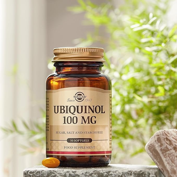 Solgar Ubiquinol 100 mg, 50 Softgels - Advanced Antioxidant Support - Reduced Coenzyme Q10 (CoQ-10) - Gluten Free, Dairy Free - 50 Servings, Standard Packaging