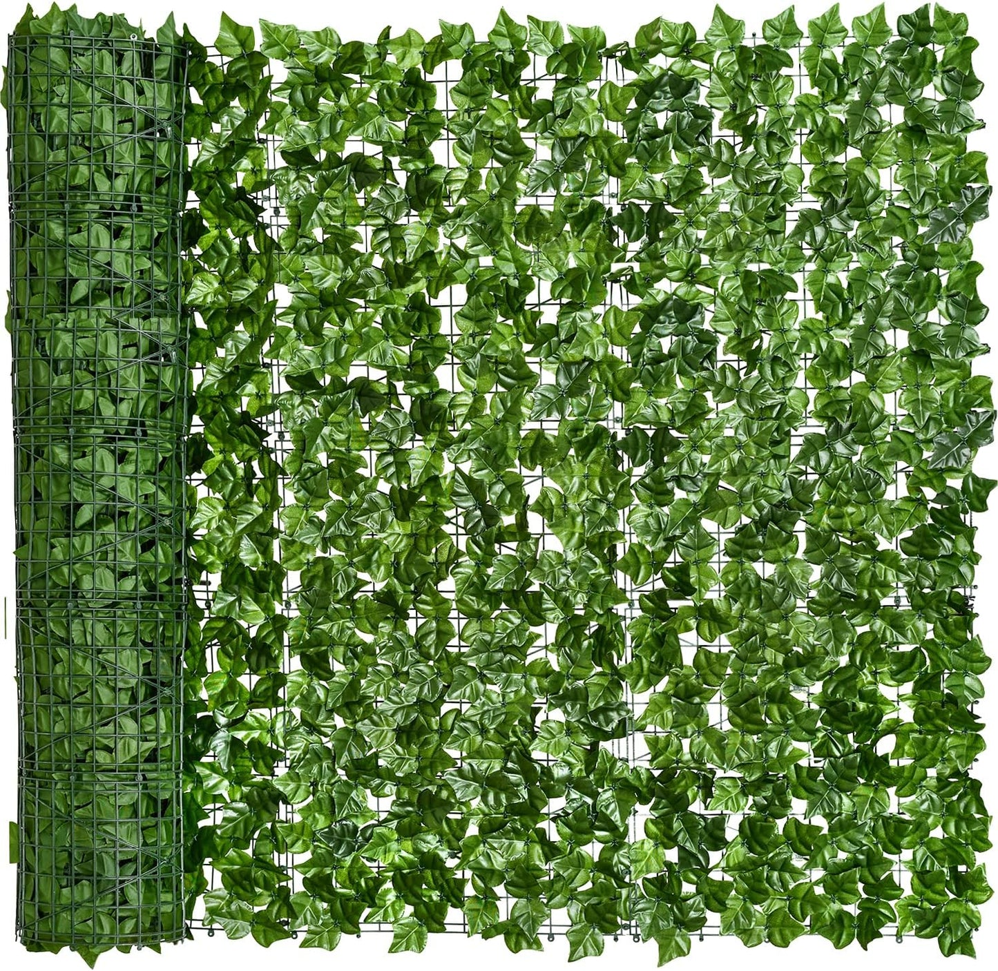 DearHouse Artificial Ivy Privacy Fence - 197x39.4in Artificial Hedges Fence and Faux Ivy Vine Leaf Decoration for Outdoor Indoor Garden Decor