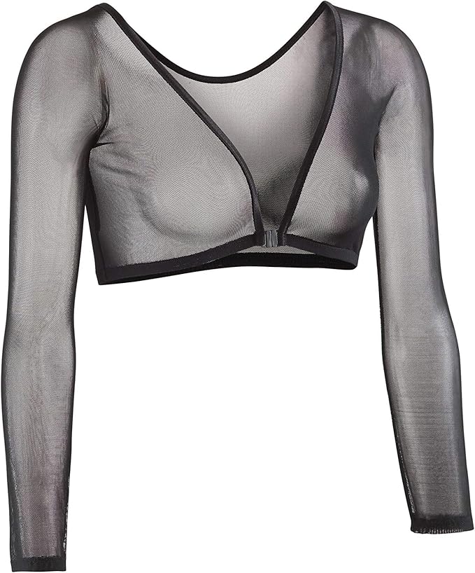 Sleevey Wonders Women’s 3/4 Length Slip-On Mesh Sleeves – Sheer Reversible Arm Cover Up, Cooling Shrug Bolero for Dresses