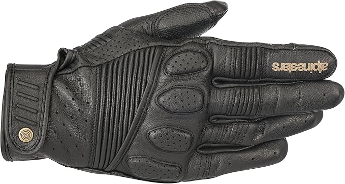 Alpinestars Crazy Eight Gloves, 3XL, Black/Black