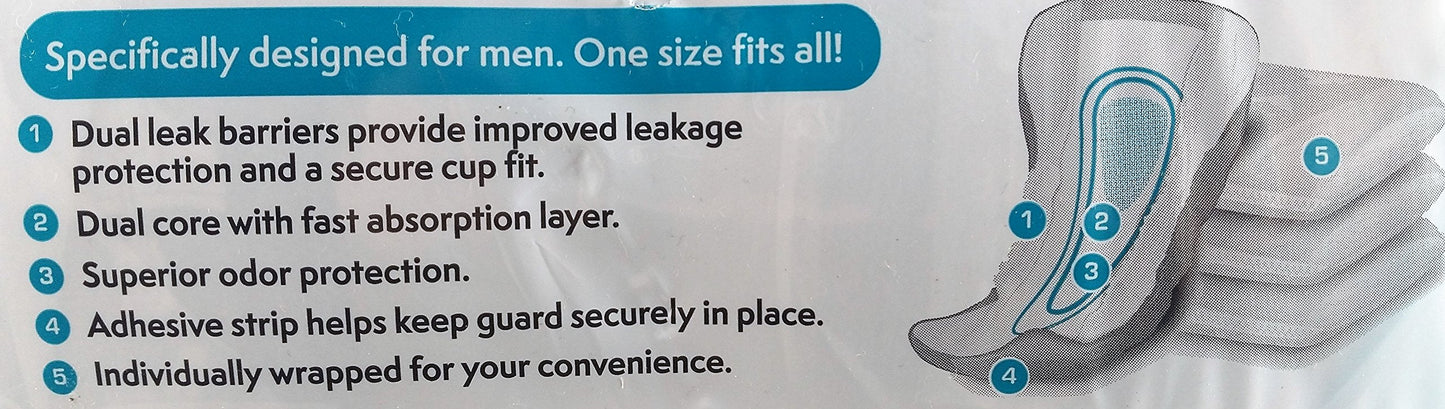 Mens Assurance Guards - 52 Count - New Improved With Dual Leak Barriers