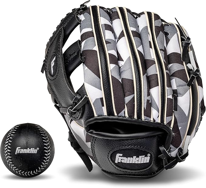 Franklin Sports Kids Baseball Gloves - RTP Youth Teeball Glove + Ball Set - Boys + Girls Teeball Mitt - Kids + Toddlers - ...