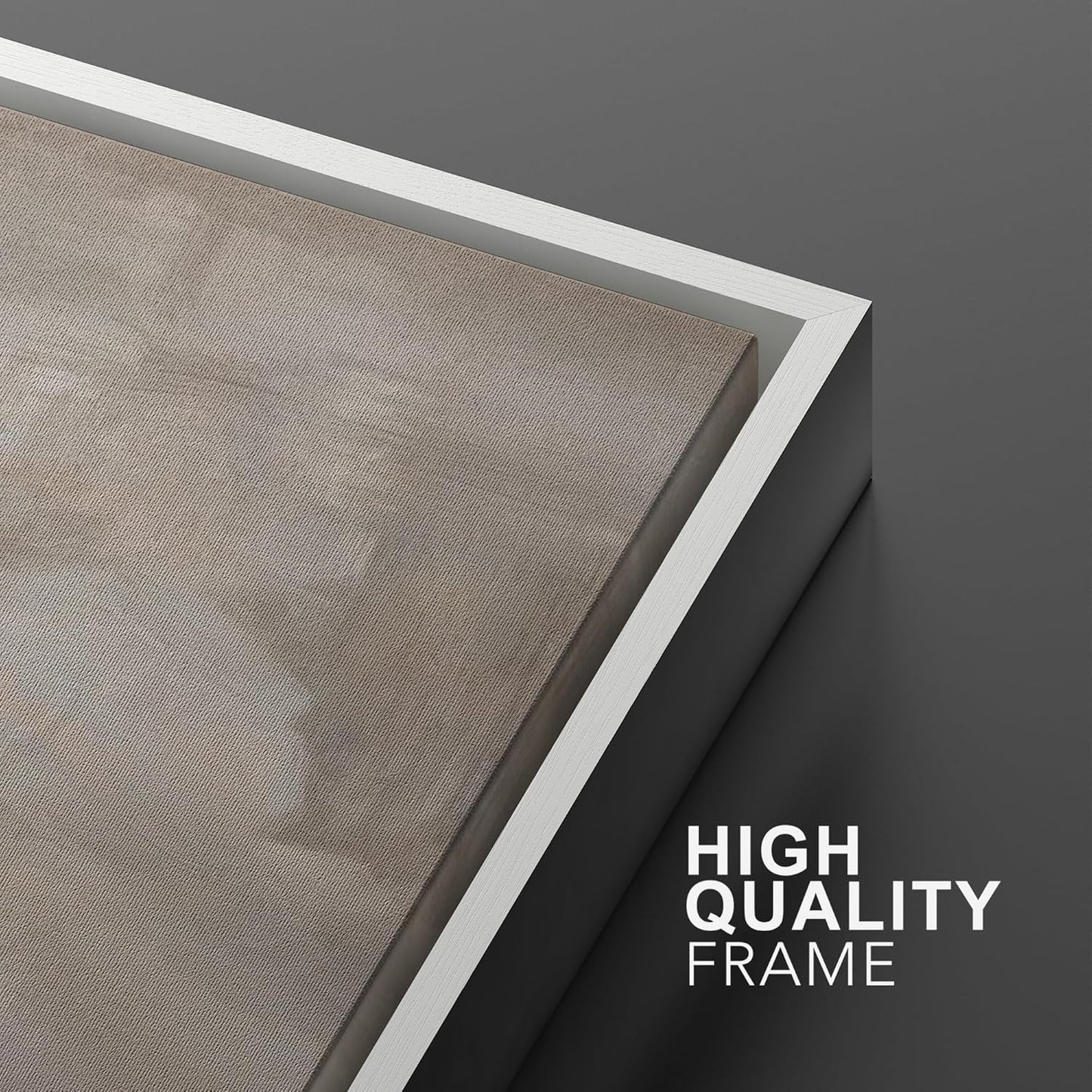 SIGNWIN Framed Canvas Print Wall Art Textured Abstract Earthy Beige Tones Illustrations Modern Art Decorative Contemporary for Living Room, Bedroom, Office - 24"x36"x2 White