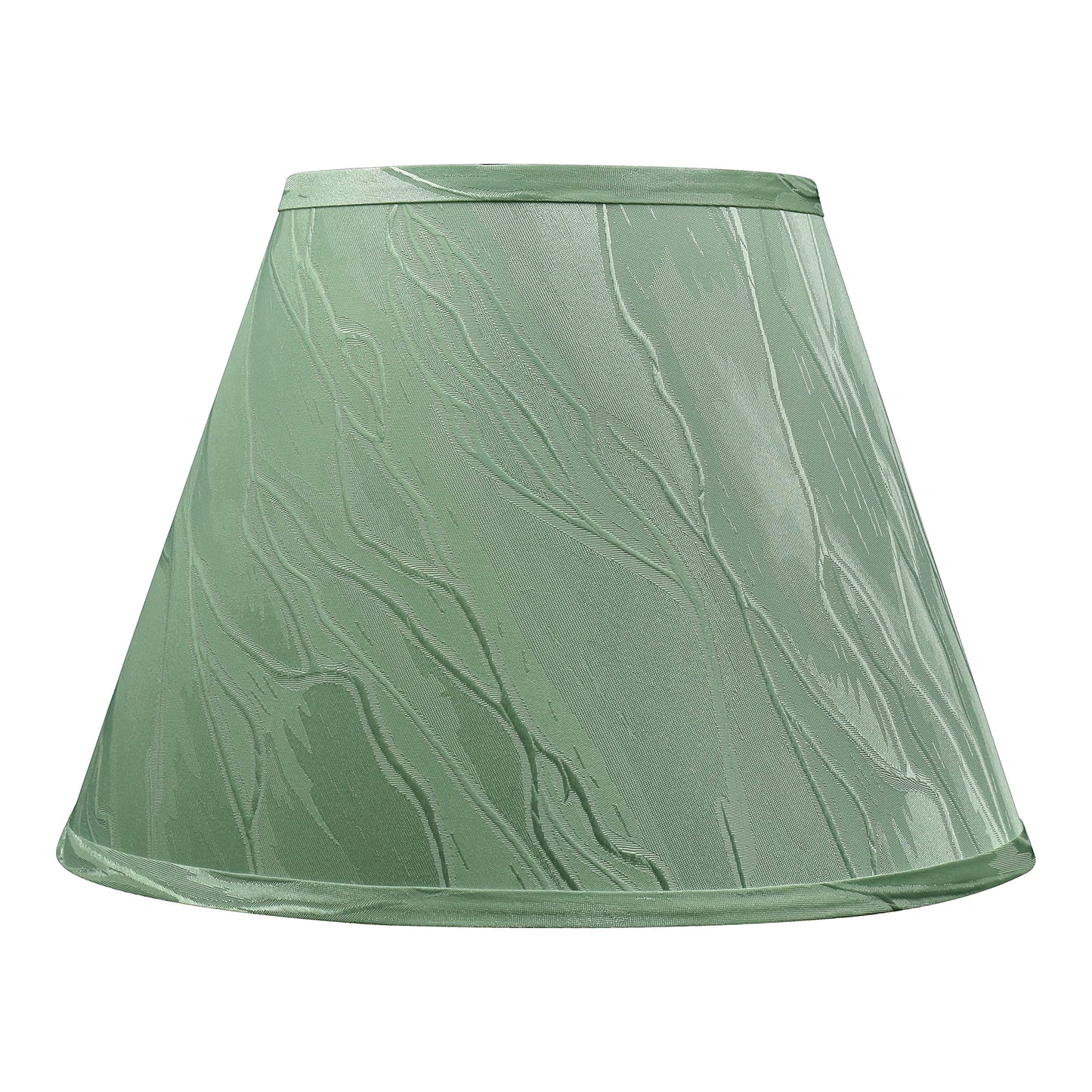 Aspen Creative Lamp Shade, Transitional Empire Shape, Light Green, 7in Top x 13in Bottom x 9-1/2in Slant Height, Model 32691A