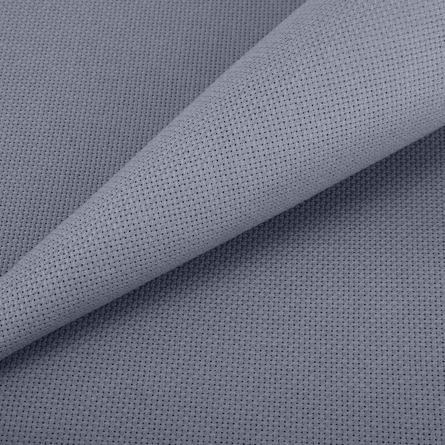 Aida Cloth 14 Count Cross Stitch Fabric,19×28inch (14CT, Gray)