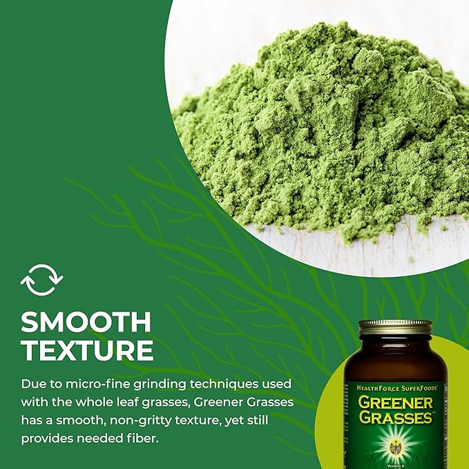 HealthForce SuperFoods Greener Grasses - 5 Oz Powder
