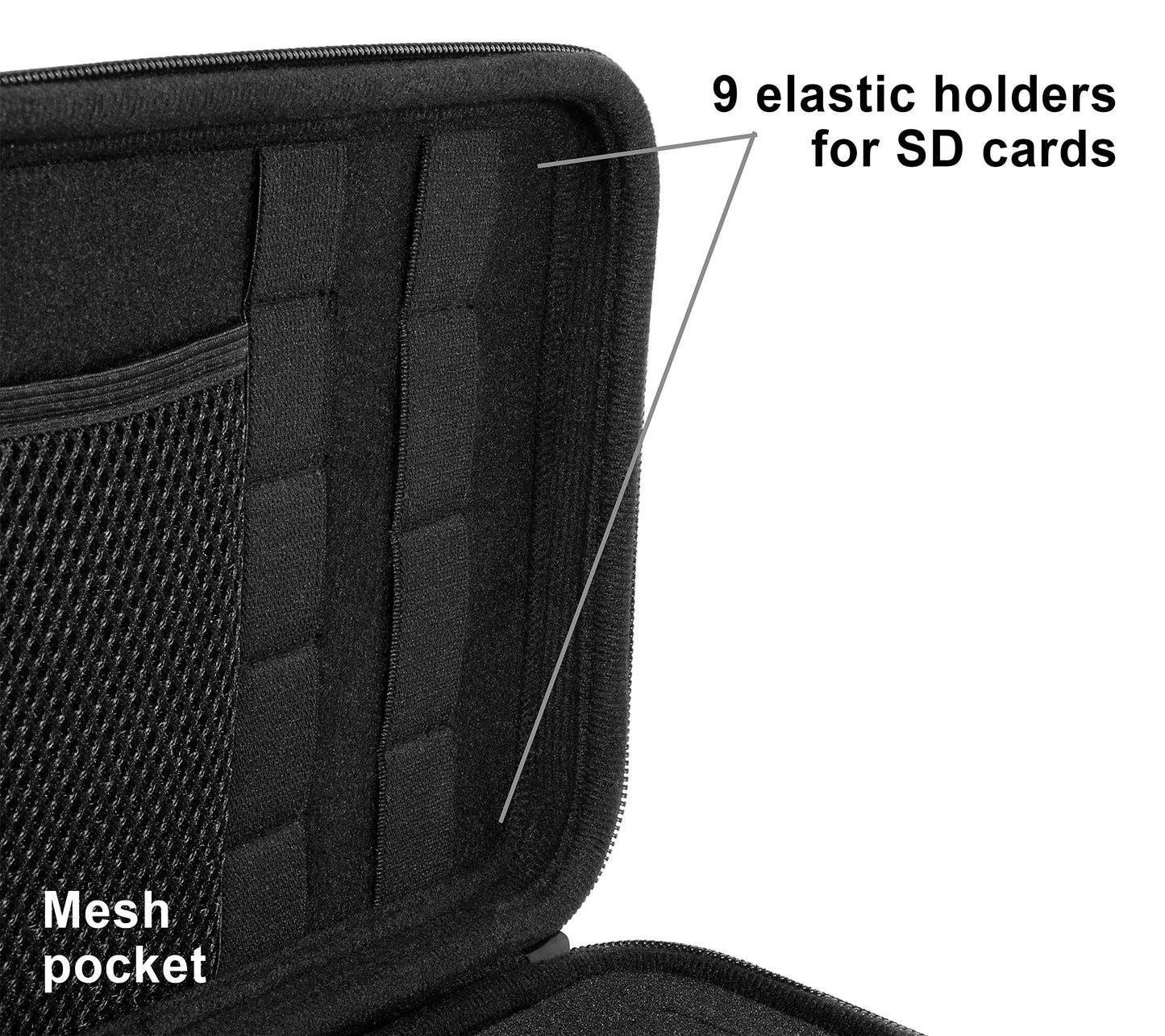 Professional Portable Recorder Case With Diy Foam Inlay For Zoom H1, H2N, H5, H4N, H6, F8, Q8 Handy Music Recorders, Charger, Mi