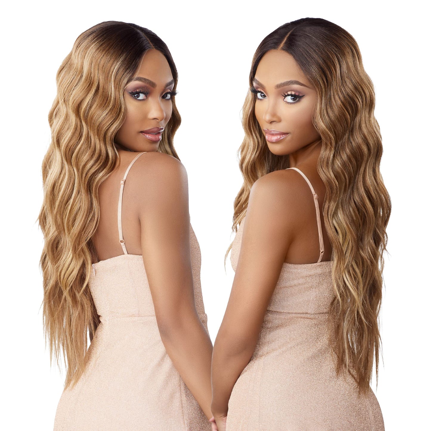Sensationnel Butta lace wigs - unit 29 extra wide 5 inch deep parting synthetic preplucked hairline glueless lacefront (CH30)