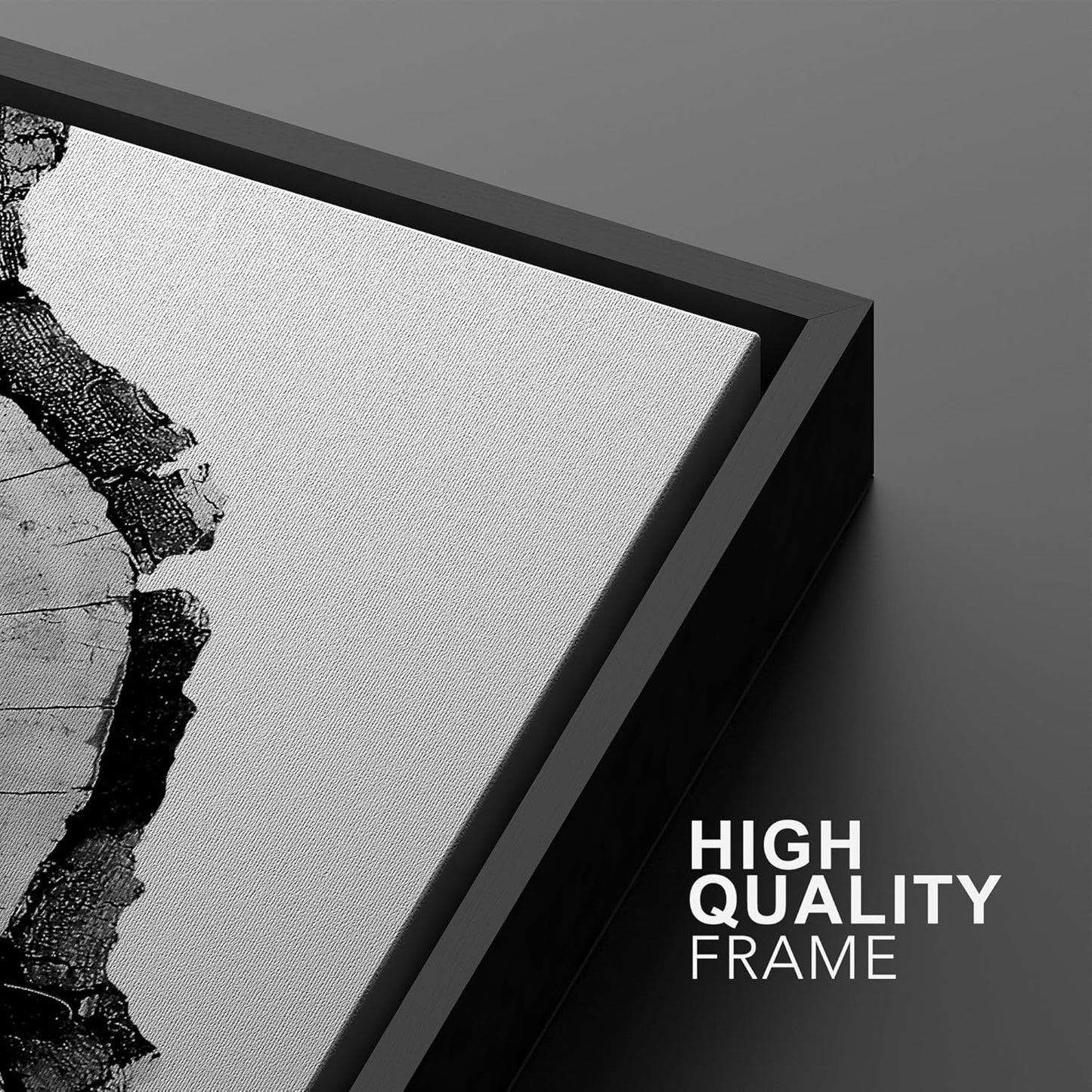 SIGNWIN Framed Wall Art Print Set Black & White Close Up Tree Ring Details Nature Wilderness Photography Modern Art Rustic Relax/Calm Multicolor for Living Room, Bedroom, Office - 16"x24"x2 Black