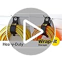Heavy-Duty Wrap-It Storage Straps, 17-inch (6 Pack) - Extension Cord Organizer, Storage, Cord Straps, Cable Straps for Hos...
