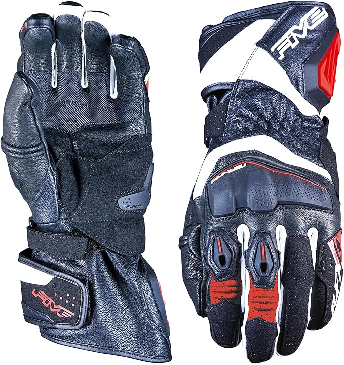 FIVE GLOVES RFX4 EVO Motorcycle Gloves for Men - Racing and Riding Gloves for Motorcycle, BMX, ATV and More