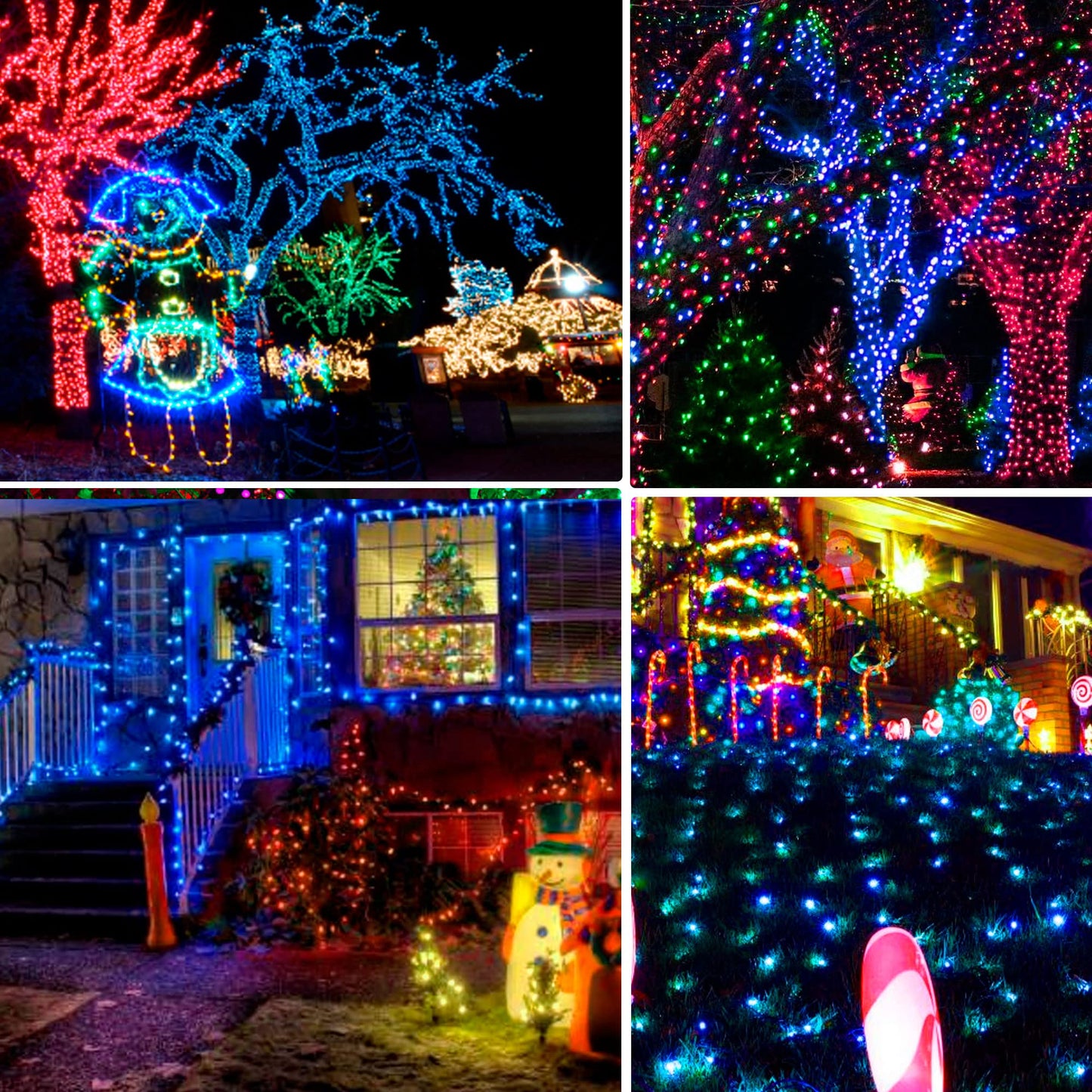 Dazzle Bright 20 Ft Battery Operated Fairy Lights, 60 Led Waterproof Silver Wire String Lights, Blue - Perfect For Indoor/Outdoor Decor