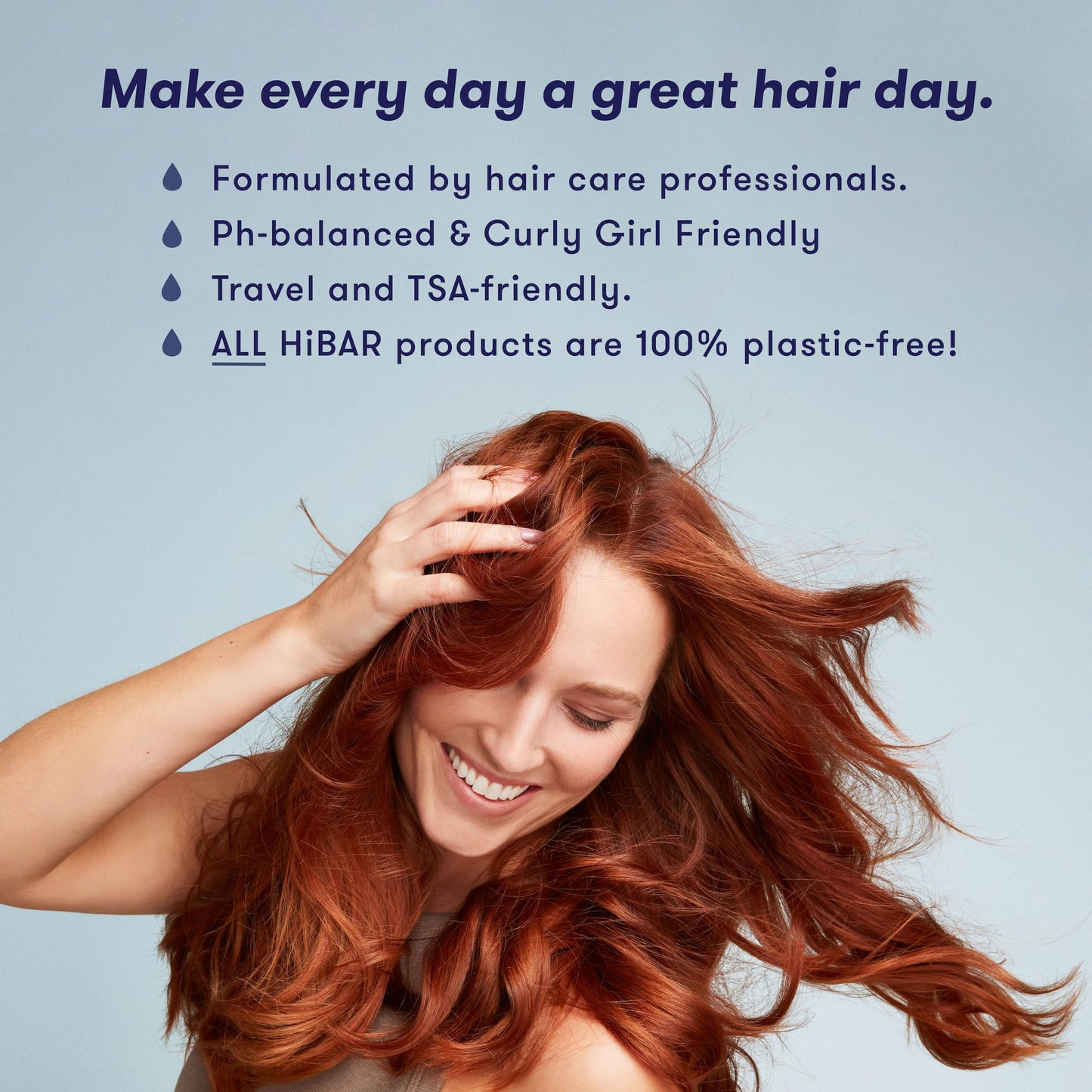 HiBAR Conditioner Bar, All Natural Hair Care, Plastic Free, Made with Eco Friendly Ingredients, Travel Size, Color Safe, Solid S