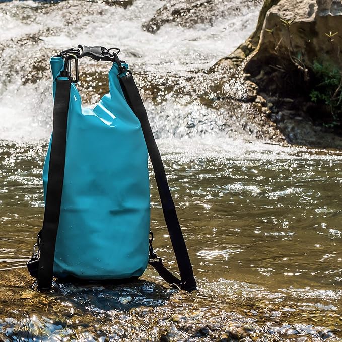 Aduro Waterproof Phone Bag Floating Lightweight Waterproof Bag - Ideal Dry Bags for Kayaking, Rafting, Boating, Swimming, Camping, Hiking, Beach, Fishing, and Backpacking - 2L / 5L / 10L / 20L