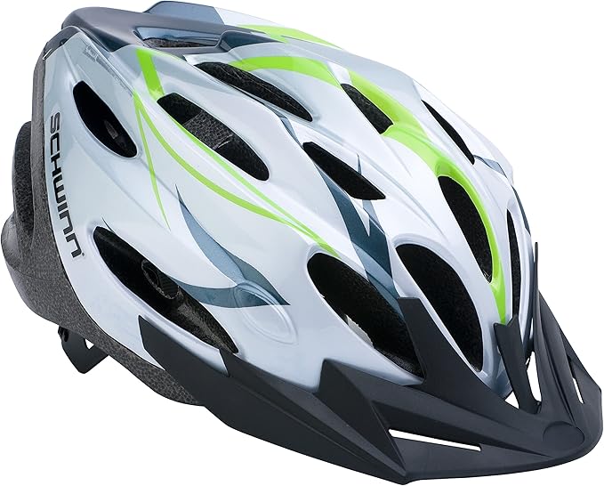 Schwinn Traveler Bike Helmet for Adult Men and Women, Ages 14 and Up with Suggested Fit 52-58 cm, Dial Fit Adjustment, Det...