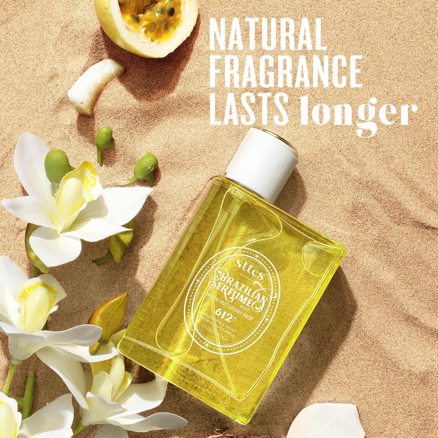 Sttes Perfume 612#（PASSION FRUIT COCONUT WATER） - Eau De Perfume 100ml (3.4fl Oz) Flower Fruit Gourmet tune (PASSION FRUIT +COCONUT +vanilla)