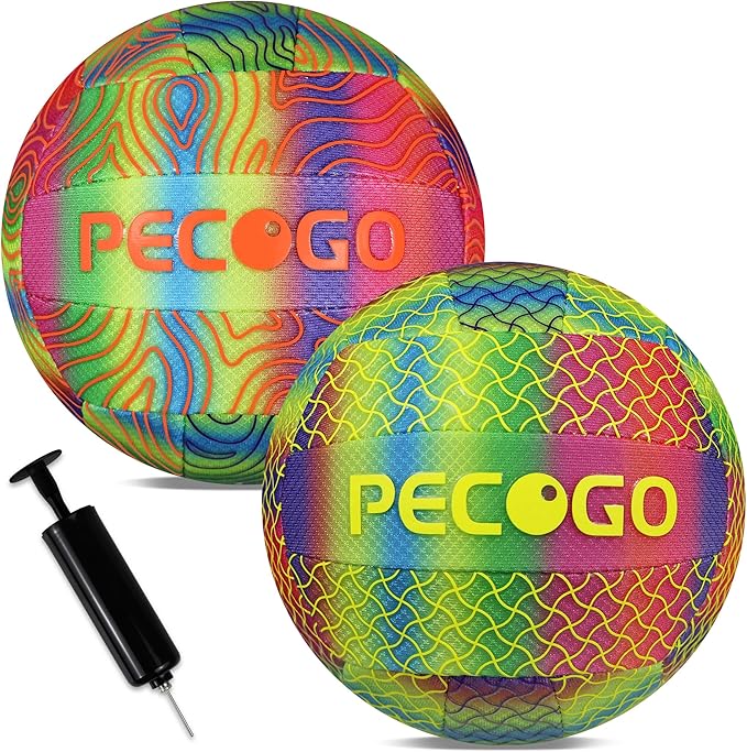 PECOGO Waterproof Volleyball Size 5 - Perfect for Pool, Indoor & Outdoor Games - Durable, Lightweight, and Easy to Use for...