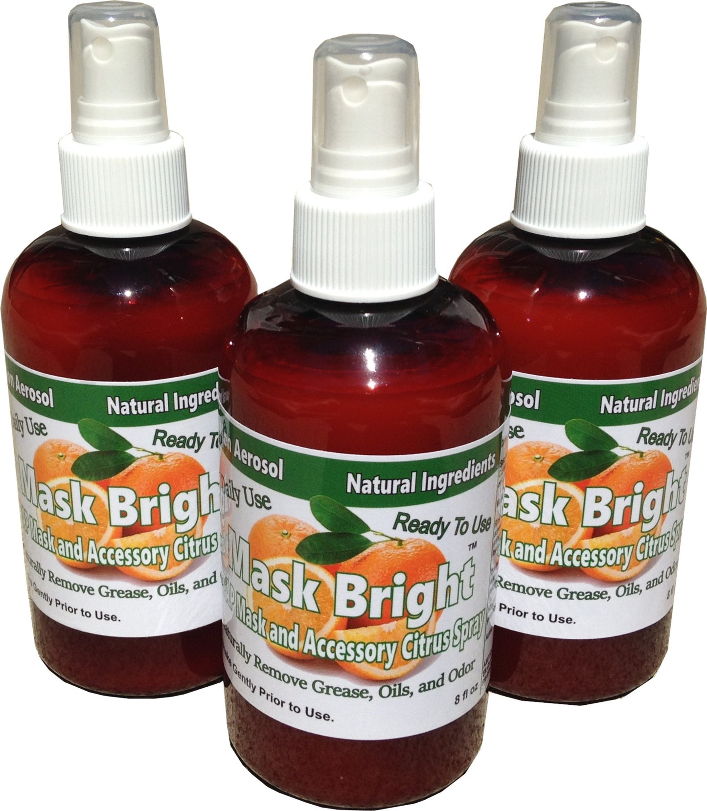 Mask Bright CPAP Mask Cleaner. Pump Spray 3 Pack