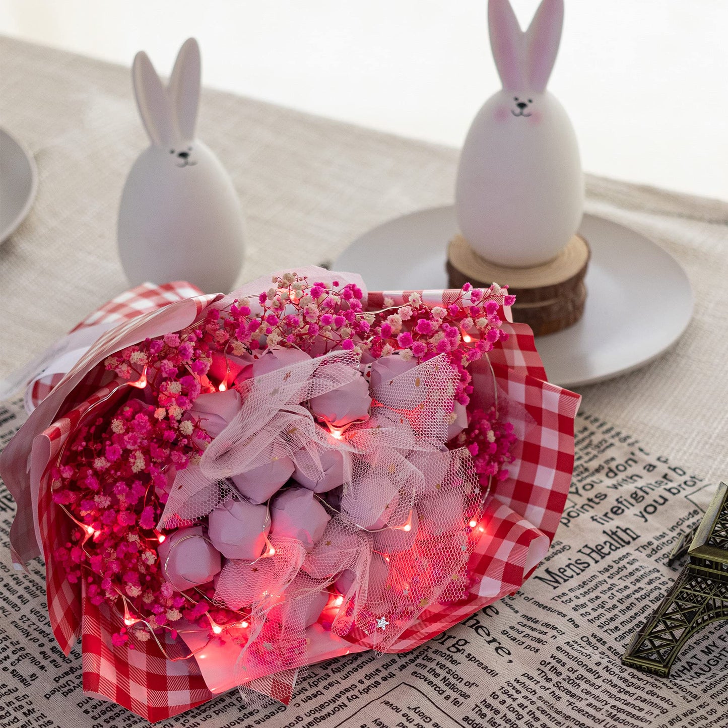 ITART Micro LED String Lights 20 LED 6FT Battery Powered Red Fairy Lights 8 Pack, Ultra Thin Silver Wire, Model SL2M168