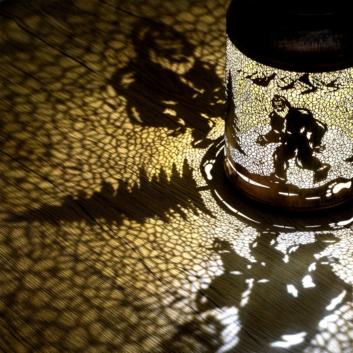 6.69 Bigfoot Solar Lantern Outdoor Hanging Solar Light - Ip65 Waterproof Led Decorative Lantern For Patio  Pathway  Or Tabletop. Perfect Mothers Day Gift For Women  Unique Metal Decor