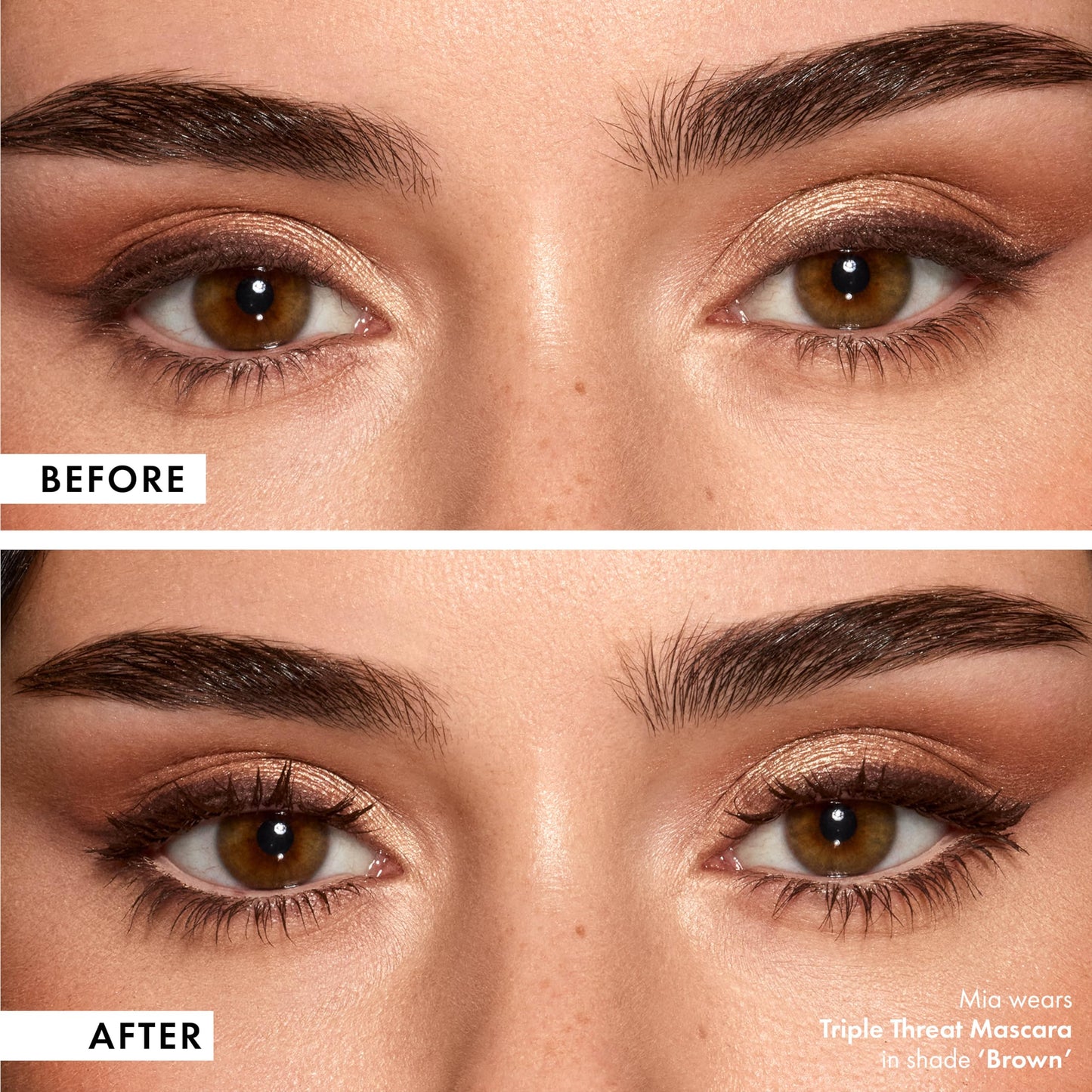 ICONIC LONDON Triple Threat Mascara | Volumizing, Lengthening + Lifting Mascara for Stunning Lashes, Cruelty-Free, Vegan Makeup,