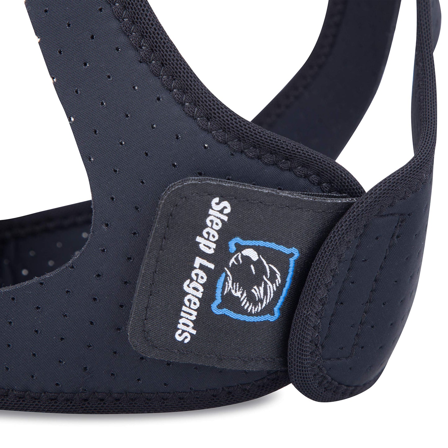 Sleep Legends Premium Anti Snoring Chin Strap for CPAP Users, & to Keep Mouth Shut & Dry! - Snore Reduction Chinstrap for Men & Women with New Adjustable Hook ‘N Loop Strap