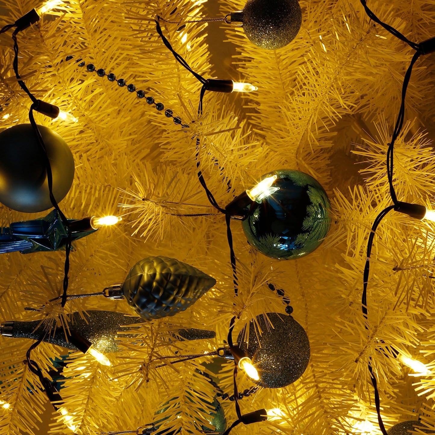 Joliyoou 50 Led Warm White String Lights, 16 Ft Battery Operated With 8 Modes, Indoor/Outdoor Xmas Fairy Lights