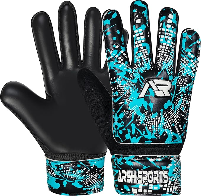 Arsh Sports Soccer Goalie Gloves,Football Goalkeeper Gloves for Kids Boys Youth Children Double Wrist Protection Along 4mm...