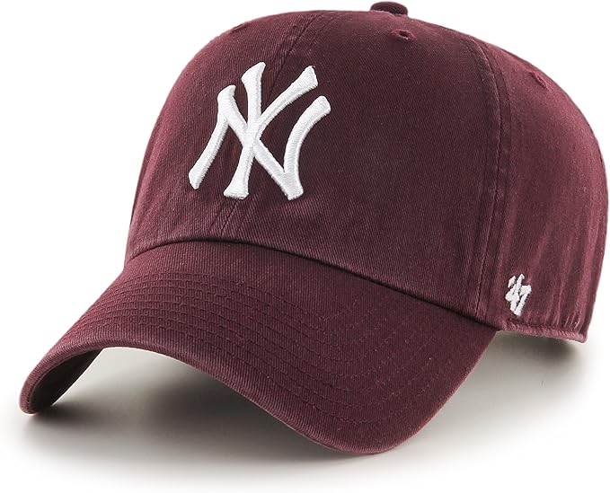 NEW YORK YANKEES '47 CLEAN UP OSF / MAROON