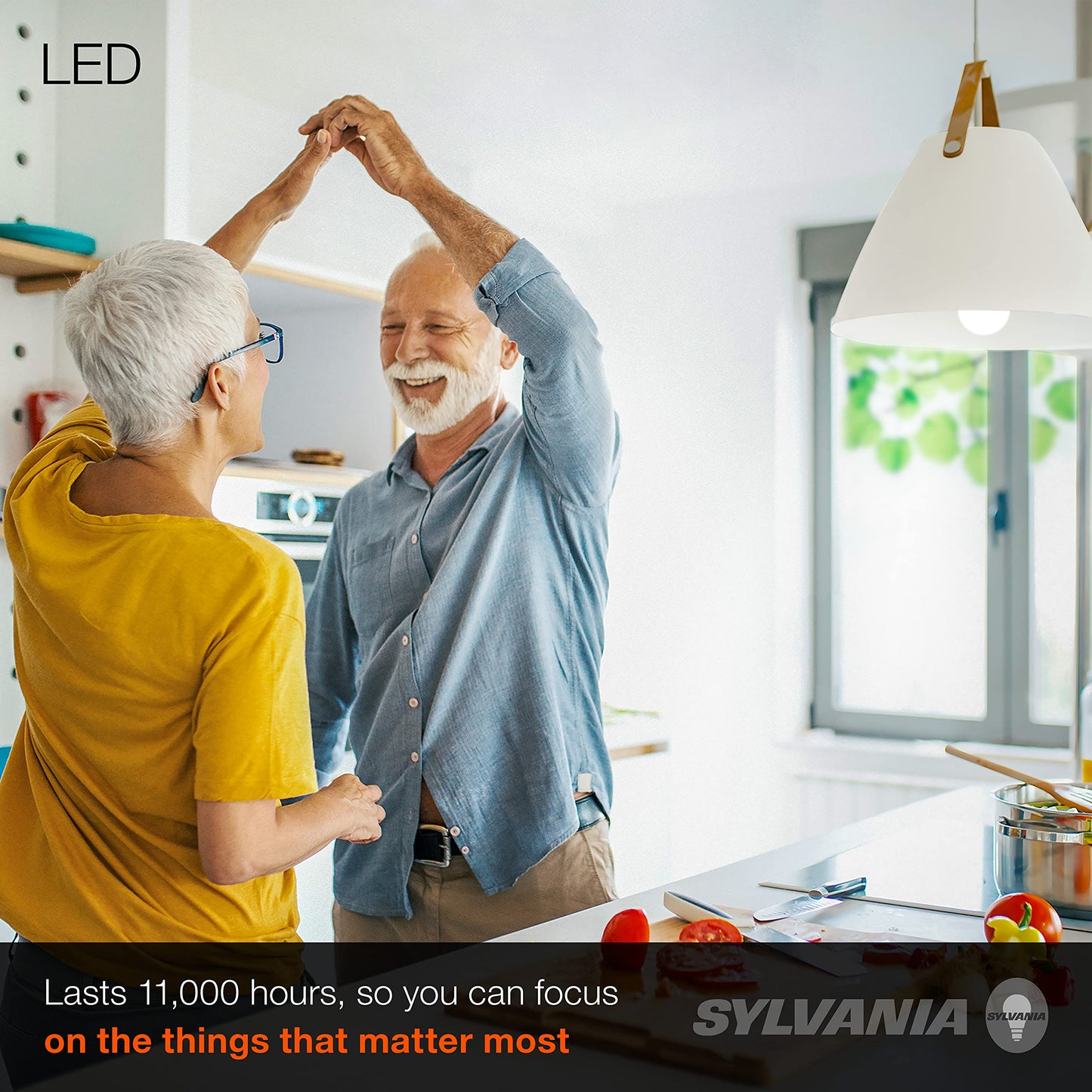 Ledvance Sylvania 60W Equivalent A19 Led Light Bulb, 8.5W, Daylight, Frosted Finish, 800 Lumens, 1 Pack (Model