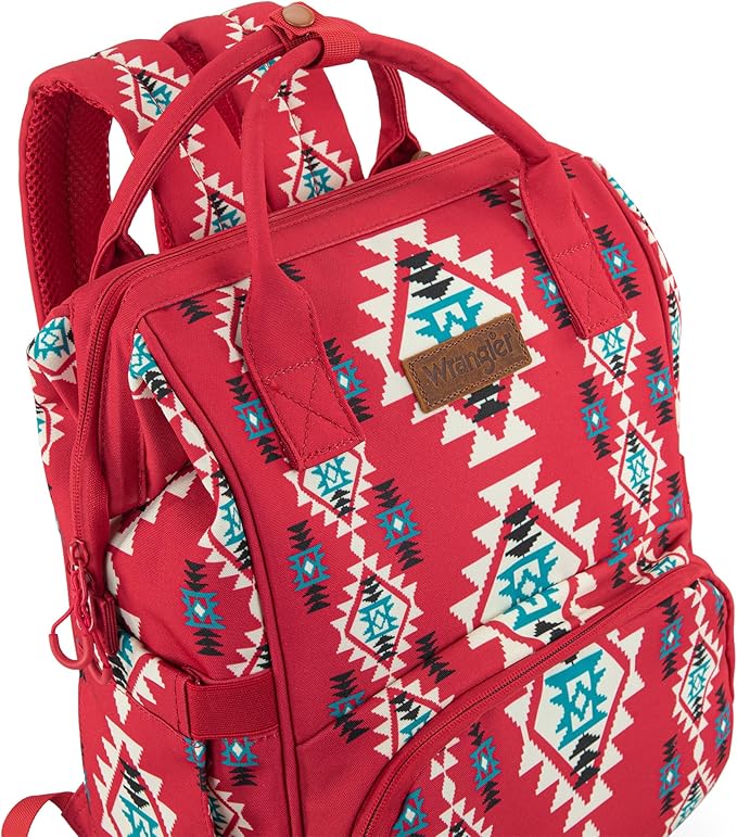 Montana West Wrangler Callie Diaper Bag Backpack with Stroller Straps Multifunction Baby Travel Bag WG2204-9110BDY