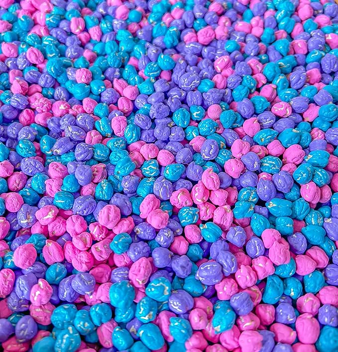 Colored Chickpeas for Sensory Play and Sensory Bins - Many Different Seasonal Colors (2 Cups, Unicorn)