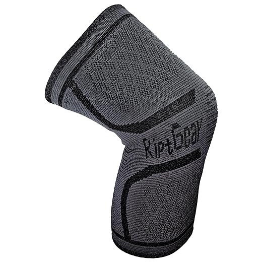 RiptGear Knee Compression Sleeve - Braces for Knee Pain - Compression for Arthritis, Meniscus Tear, Running, Walking - Sup...