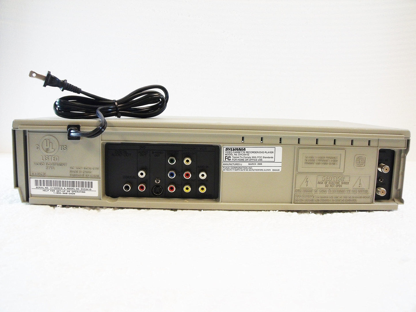 Sylvania Dvc841G Progressive Scan Dvd/Vcr Combo [Electronics]
