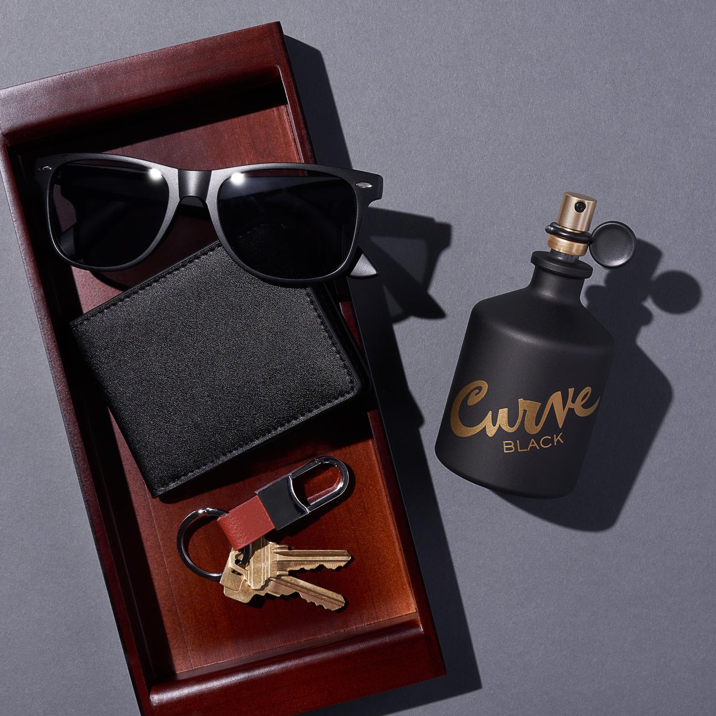 Curve Black For Men, Cologne Spray with Casual Day or Night Scent, 4.2 oz