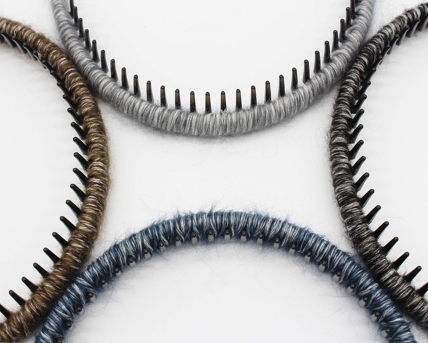 JOBAND Fashion Wool Knit Hair Band - Non-Slip Resin Comb Teeth Hoop (4 Colors)