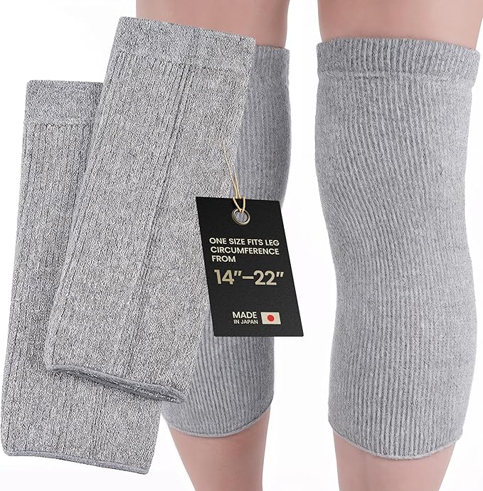 SENIOR ICARE Elastic Cotton Knee Warmers, Knee Sleeves for Men and Women - Circulation Support and Joint Pain Relief, Arth...
