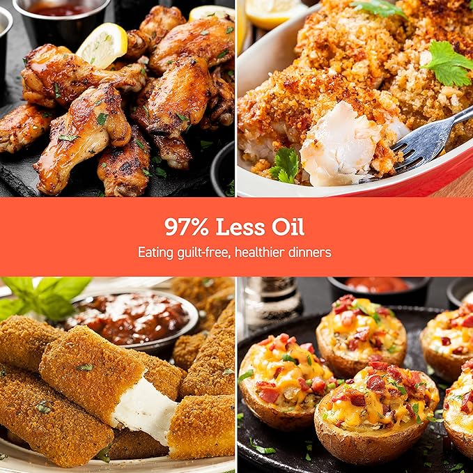 COSORI Air Fryer 4 Qt, 7 Cooking Functions Airfryer, 150+ Recipes on Free App, 97% less fat Freidora de Aire, Dishwasher-safe, Designed for 1-3 People, Lite 4.0-Quart, Smart, Truffle Gray